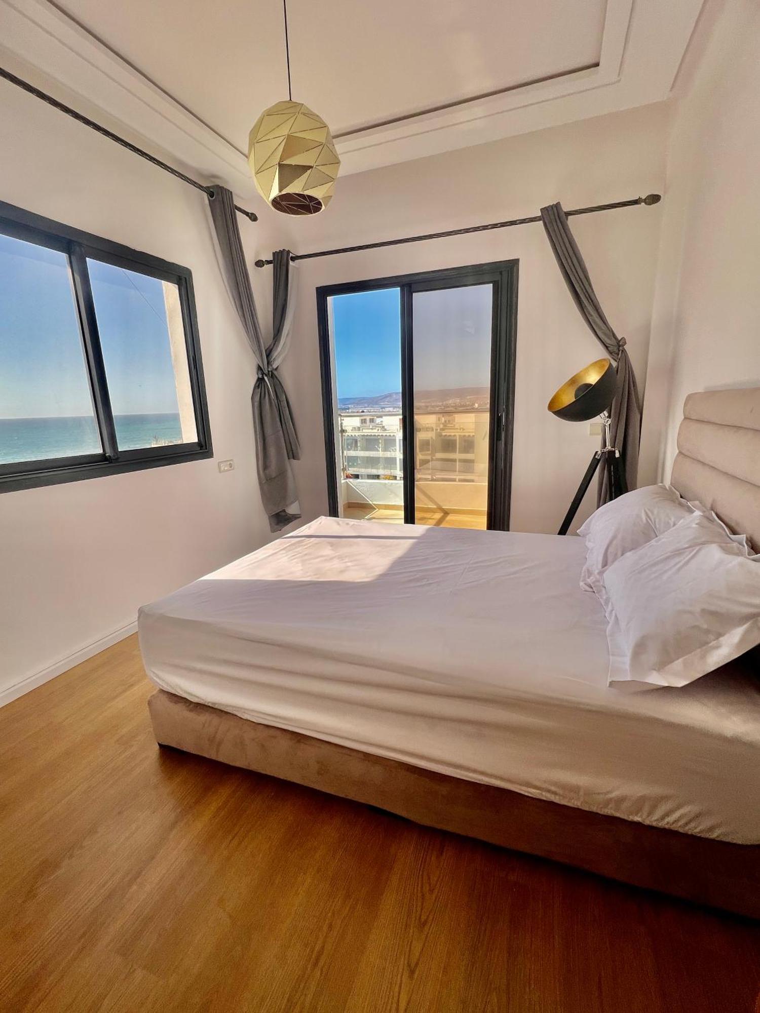 Baya House Sea View Apartment Agadir Bagian luar foto